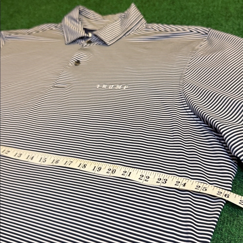 Fairway & Greene Tech Trump National Polo (Black & White Striped / Size XXL) - Picture 5 of 6